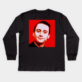 kieran culkin Kids Long Sleeve T-Shirt